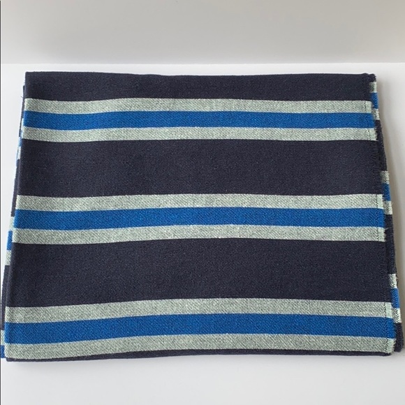 J. Crew Italian Wool Striped Scarf
